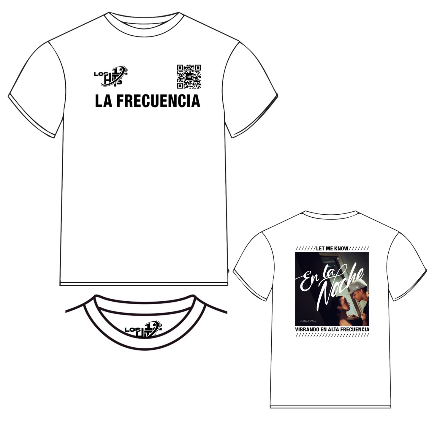 EN LA NOCHE / WHITE T-SHIRT