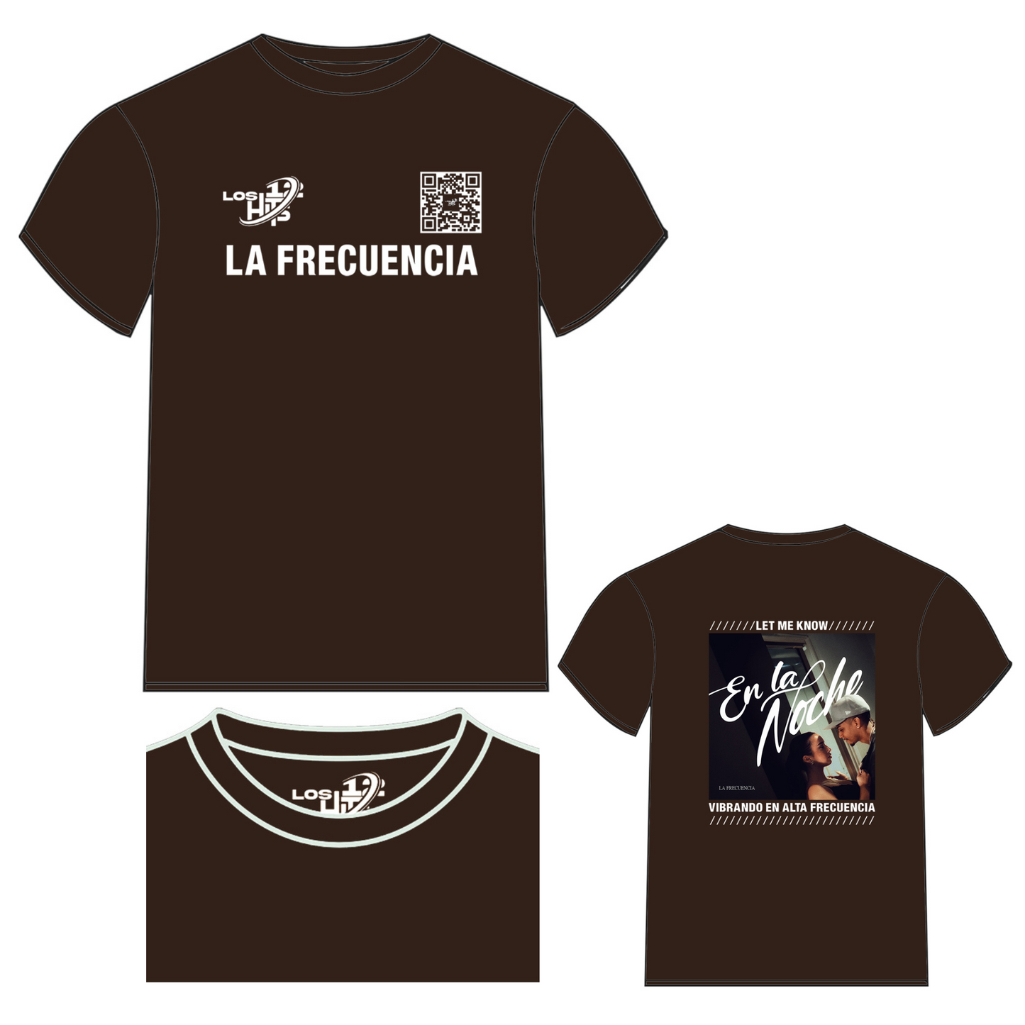 EN LA NOCHE / BROWN T-SHIRT
