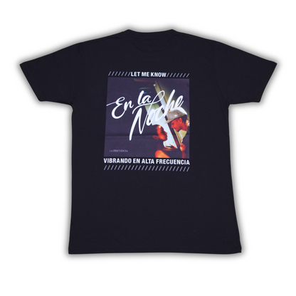 EN LA NOCHE / BLACK T-SHIRT