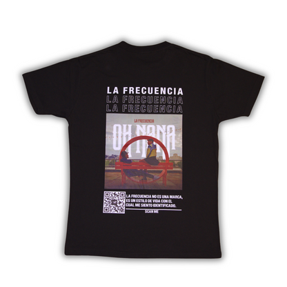 OHNANA / BLACK T-SHIRT